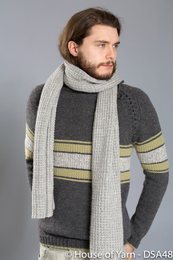 48-11 Mr. X Lang halstørklæde